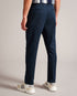 HAYBRN-Trousers-Regular Fit Textured Chino Tr- Ted Baker Romania